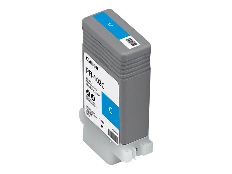 Canon PFI-102 C - cyan - original - ink tank