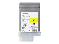 Canon PFI-102 Y - yellow - original - ink tank