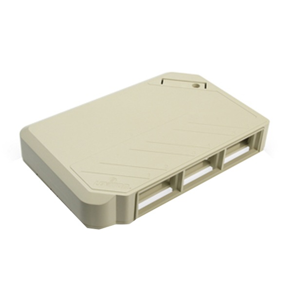 Leviton 6 Port Multimedia Surface-Mount Box - Ivory