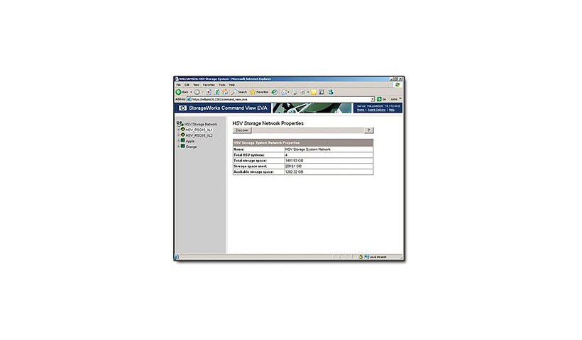 HPE StorageWorks Command View EVA for EVA8000 - upgrade license - unlimited