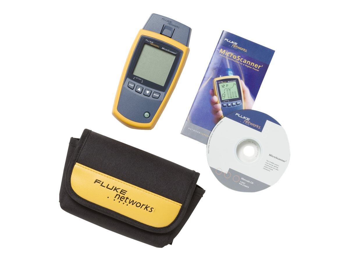 Fluke Networks MicroScanner2 Cable Verifier - testeur de réseau