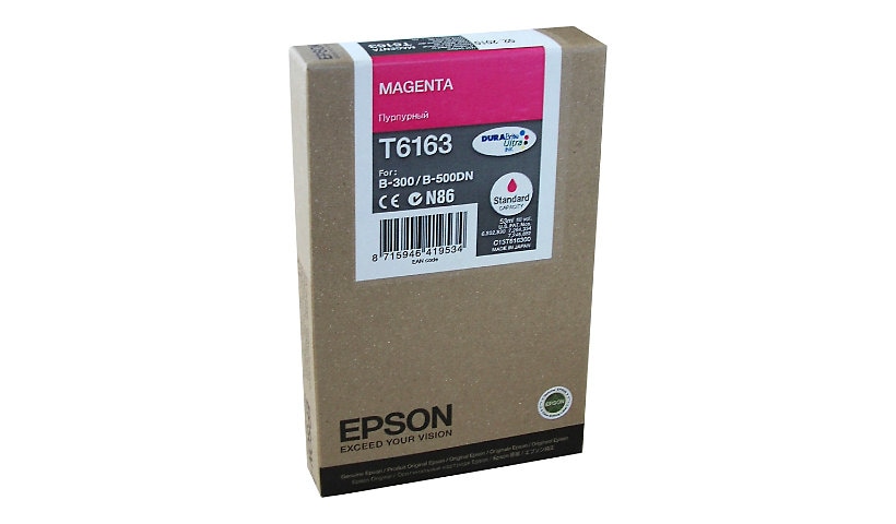 Epson T6163 - magenta - original - ink cartridge