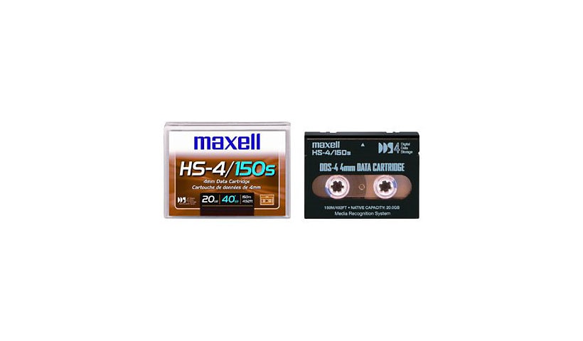 Maxell - DAT DDS-4 x 1 - 20 GB - storage media