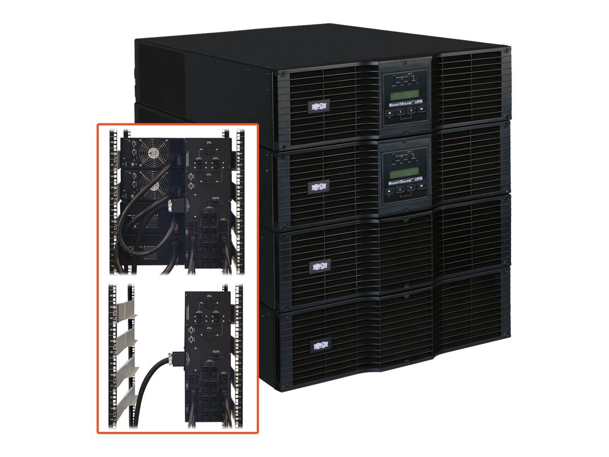 Tripp Lite UPS Smart Online 16000VA 14400W Rackmount 16kVA 208/240V USB DB9 Manual Bypass Hot Swap 12U - power array -