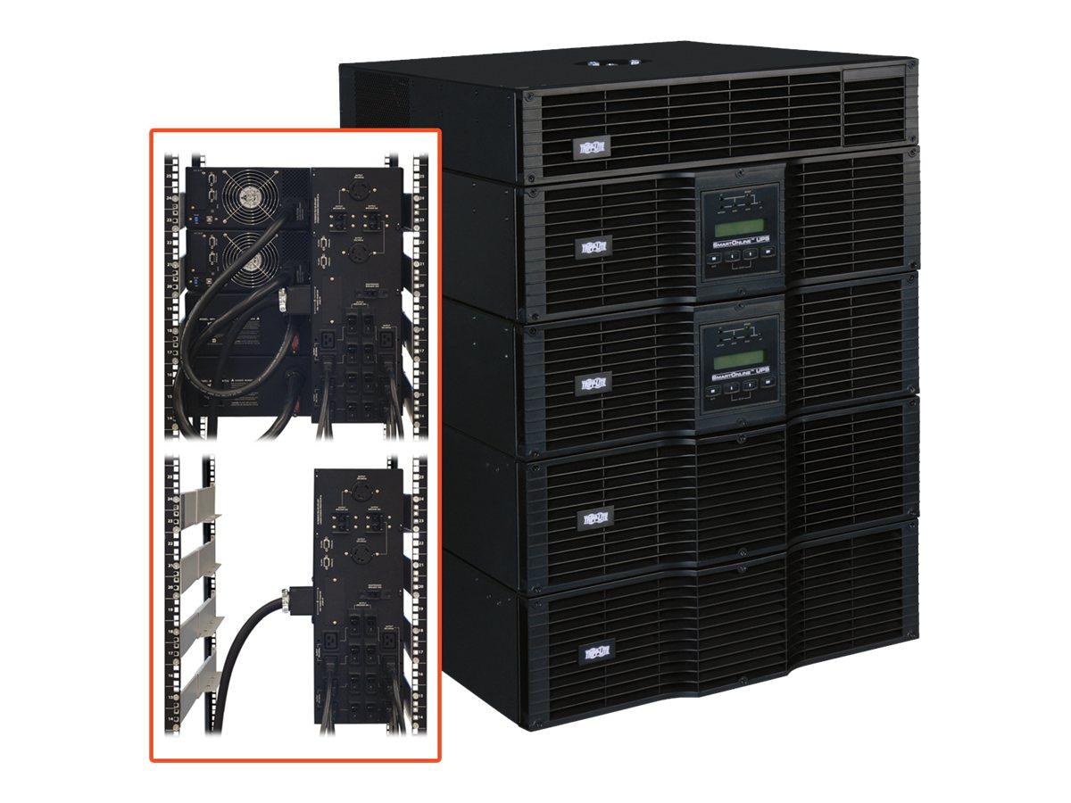 Tripp Lite UPS Smart Online 16000VA 14400W Rackmount 16kVA 208/240 Manual Bypass Hot Swap USB DB9 - power array - 14.4