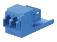 Panduit MINI-COM LC Sr./Jr. Fiber Optic Adapter Module - modular insert