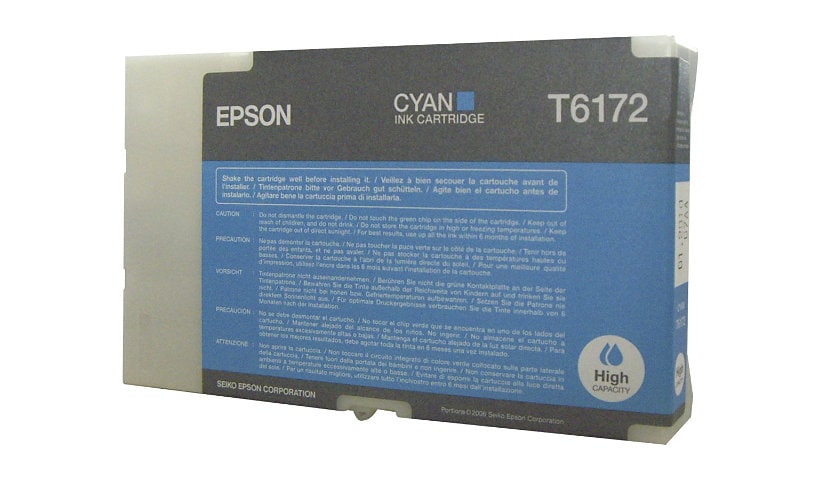 Epson T6172 - High Capacity - cyan - original - ink cartridge