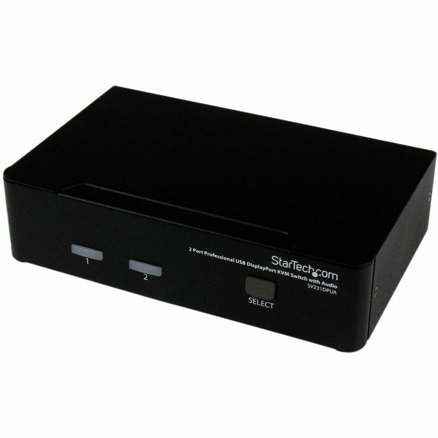 Thumbnail 4 of 5 for StarTech.com 2 Port DisplayPort KVM Switch - 2560x1600 , TAA @60Hz - Dual Port DP USB, Keyboard, Video, Mouse Switch