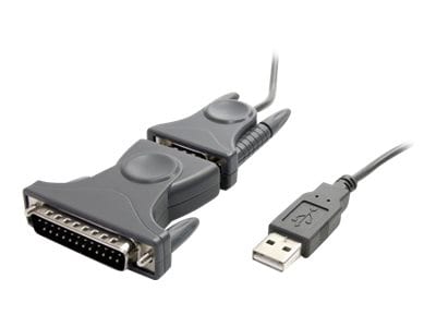 StarTech.com USB to Serial RS232 Adapter Cable - M/M DB9/DB25