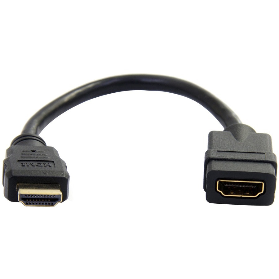 Hændelse Tilintetgøre Påvirke StarTech.com 6in HDMI Extension Cable, 4K 30Hz UHD HDMI Port Saver M/F -  HDMIEXTAA6IN - Audio & Video Cables - CDW.com