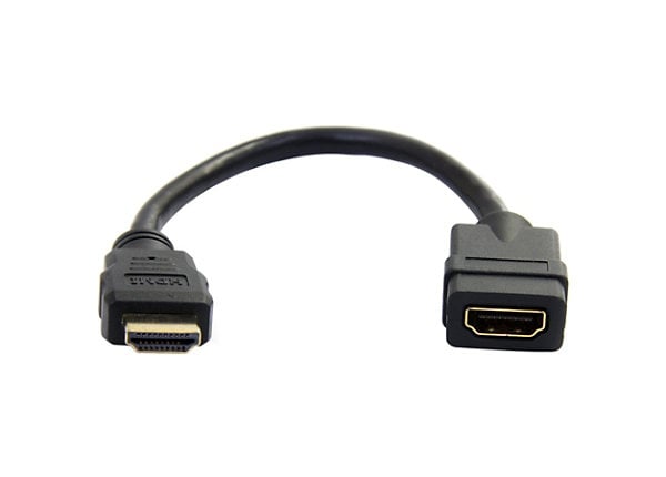 StarTech.com 6in HDMI Extension Cable, 4K 30Hz UHD HDMI Port Saver M/F - HDMIEXTAA6IN - & Video Cables CDW.com