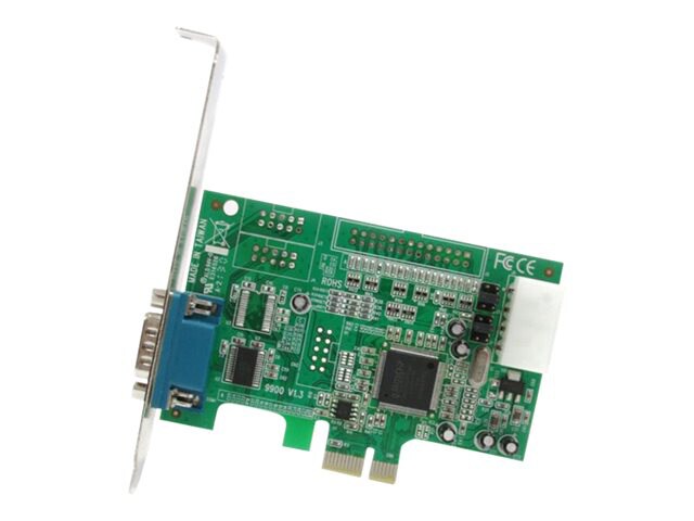 StarTech.com 1 port Native PCI Express RS232 Serial Adapter Card with 16550