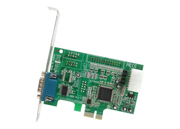 StarTech.com 1 port Native PCI Express RS232 Serial Adapter Card with 16550