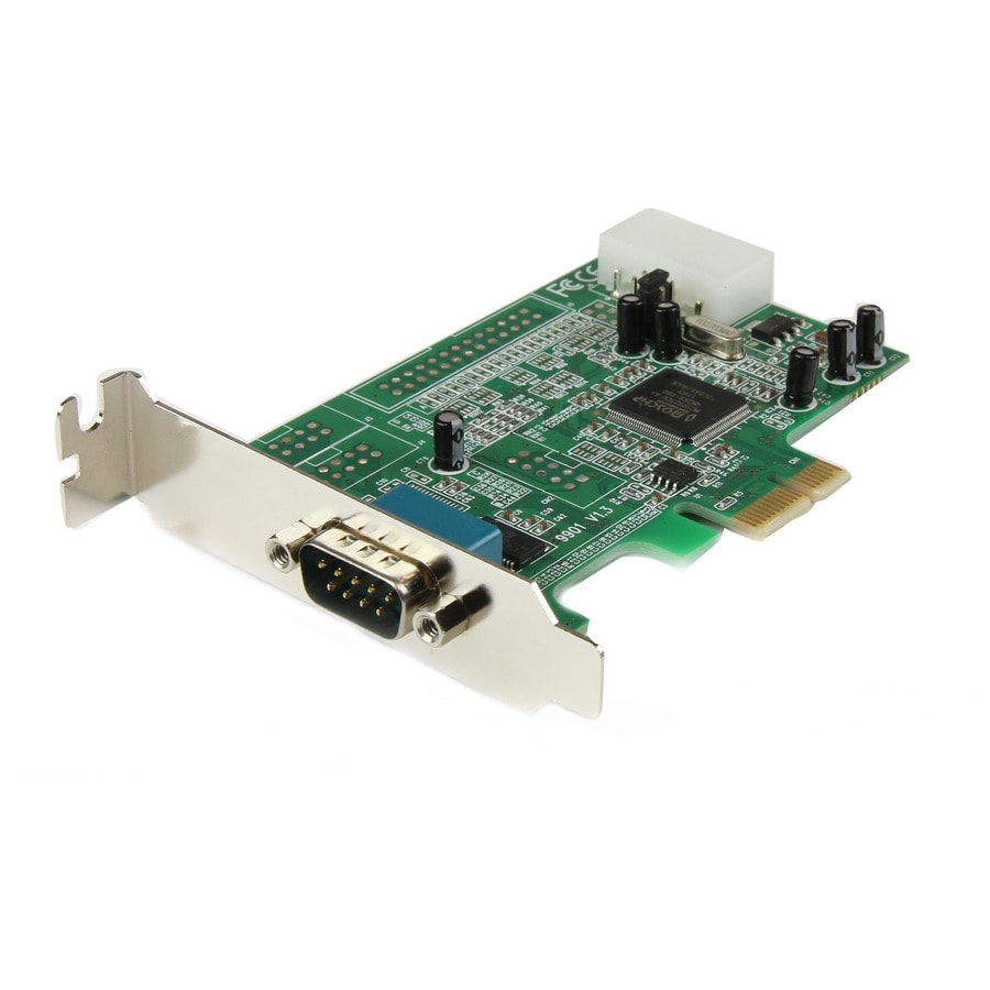 StarTech.com 1-Port PCI Express RS232 Serial Adapter Card - PCIe Serial DB9 Controller - Low Profile