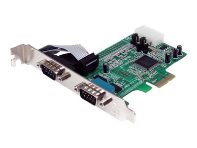 StarTech.com 2 Port Native PCI Express RS232 Serial Adapter Card with 16550