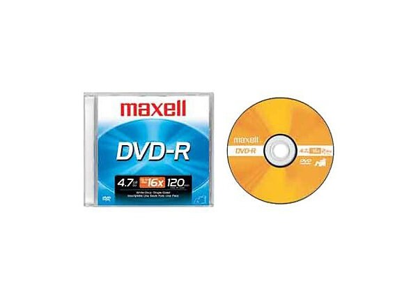 Maxell - DVD-R x 1 - 4.7 Go - support de stockage