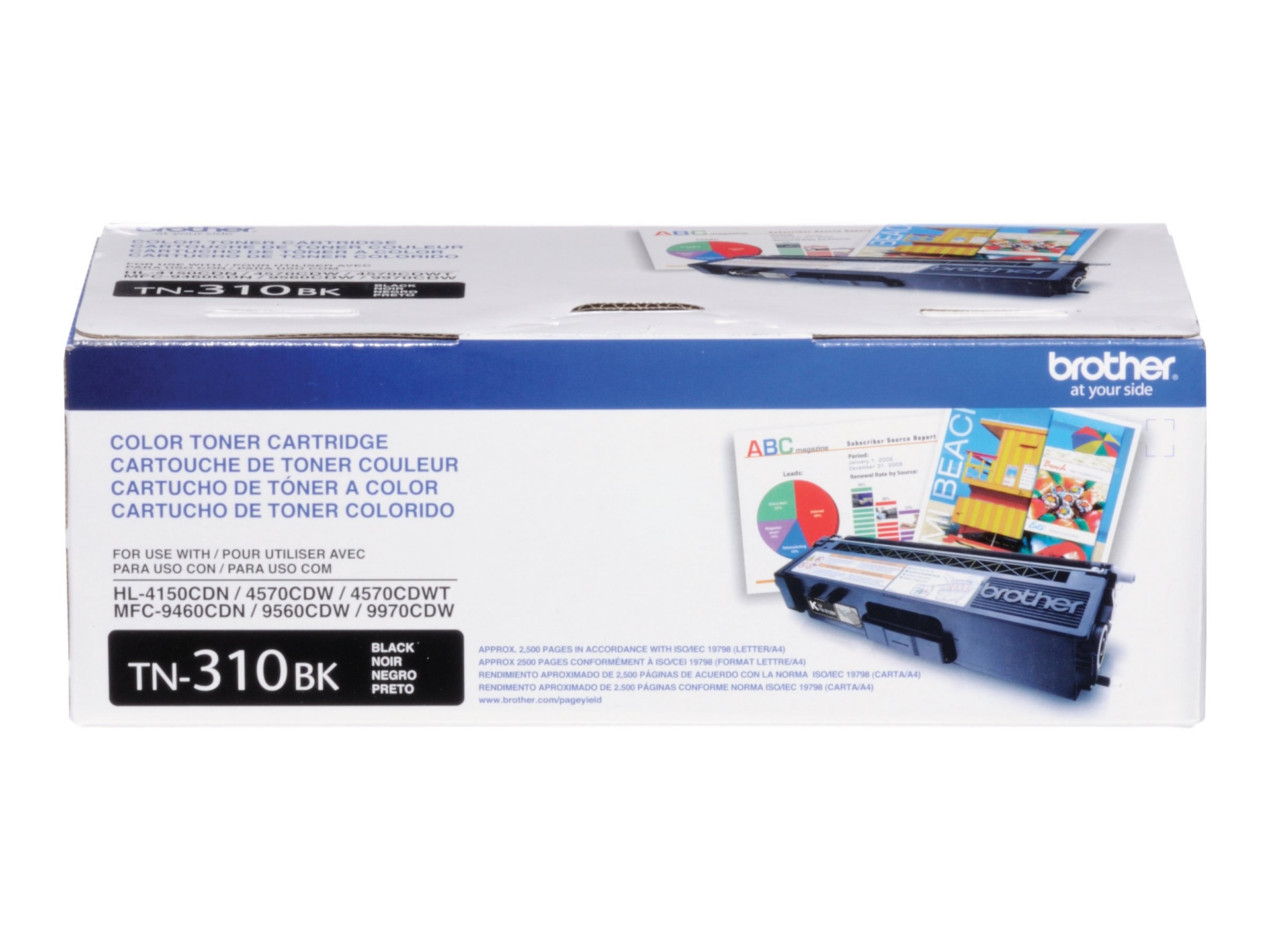 Brother TN310BK - black - original - toner cartridge