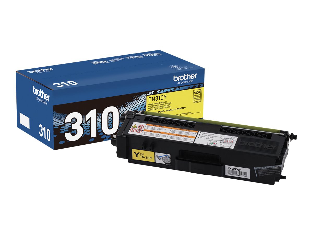 Brother TN310Y - yellow - original - toner cartridge