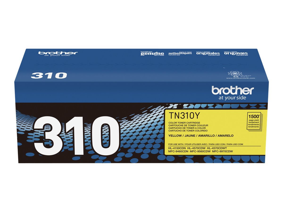 Thumbnail 2 of 8 for Brother TN310Y - yellow - original - toner cartridge