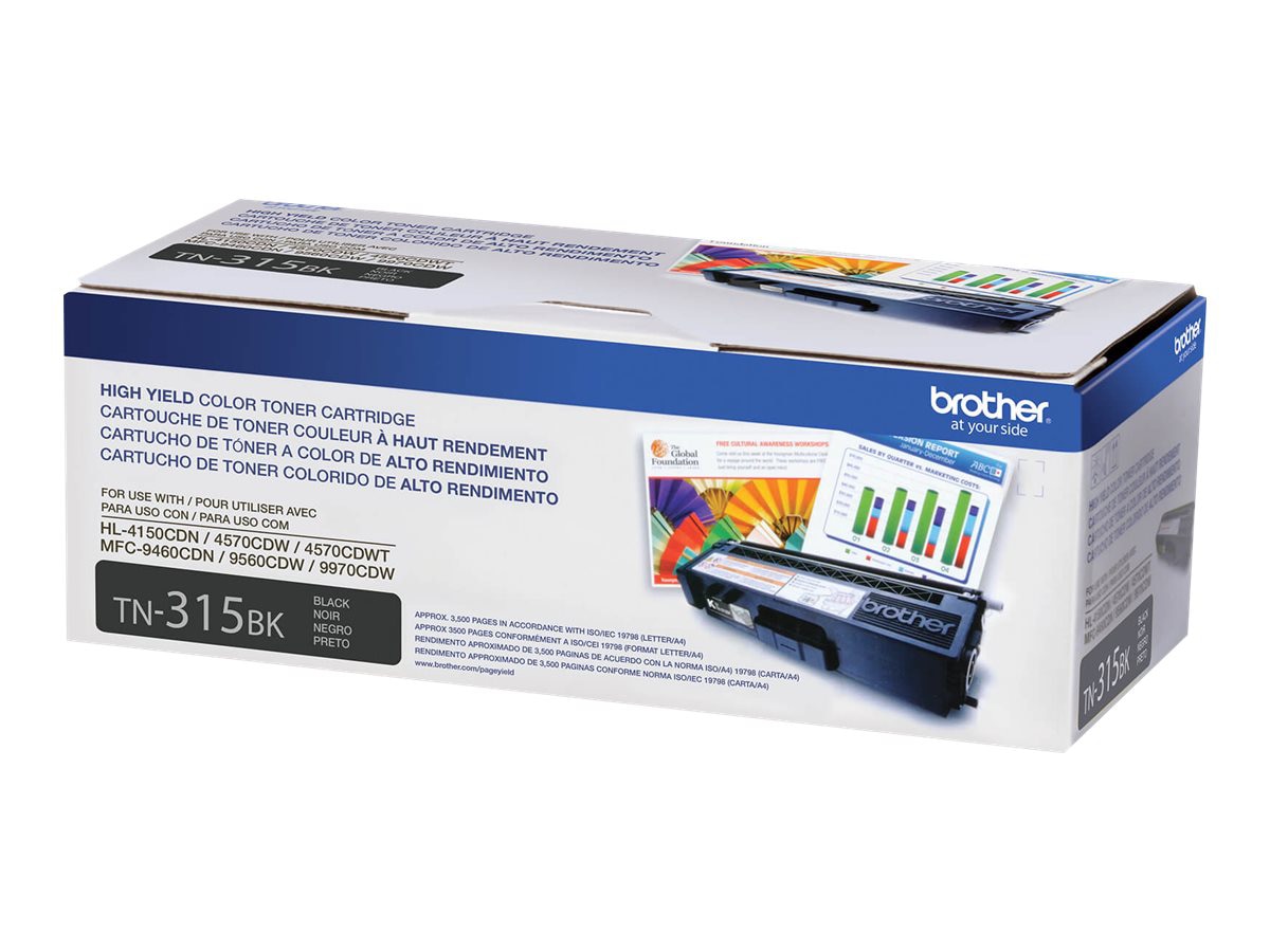 Brother TN315BK - High Yield - black - original - toner cartridge - TN315BK  - Toner Cartridges 