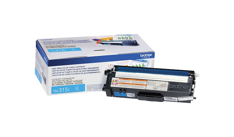 Brother TN315C - High Yield - cyan - original - toner cartridge