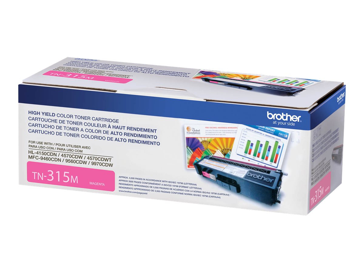 Brother TN315M - High Yield - magenta - original - toner cartridge