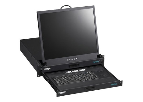 Black Box ServView KVM Drawer with Separate Drawer for Keyboard/Mouse and 19" LCD - KVM console - 19"