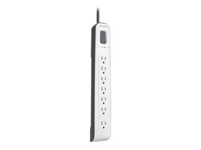 Belkin 7-outlet Surge Protector, 6 ft Power Cord with Telephone Protection