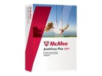 McAfee AntiVirus Plus 2011 - box pack (1 year) - 3 PCs