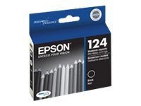 Epson 124 - Moderate Capacity - black - original - ink cartridge
