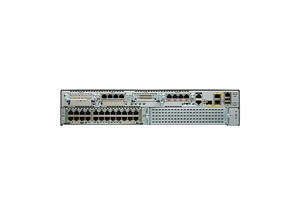 Cisco 2921 Voice Security and CUBE Bundle - router - voice / fax module - desktop