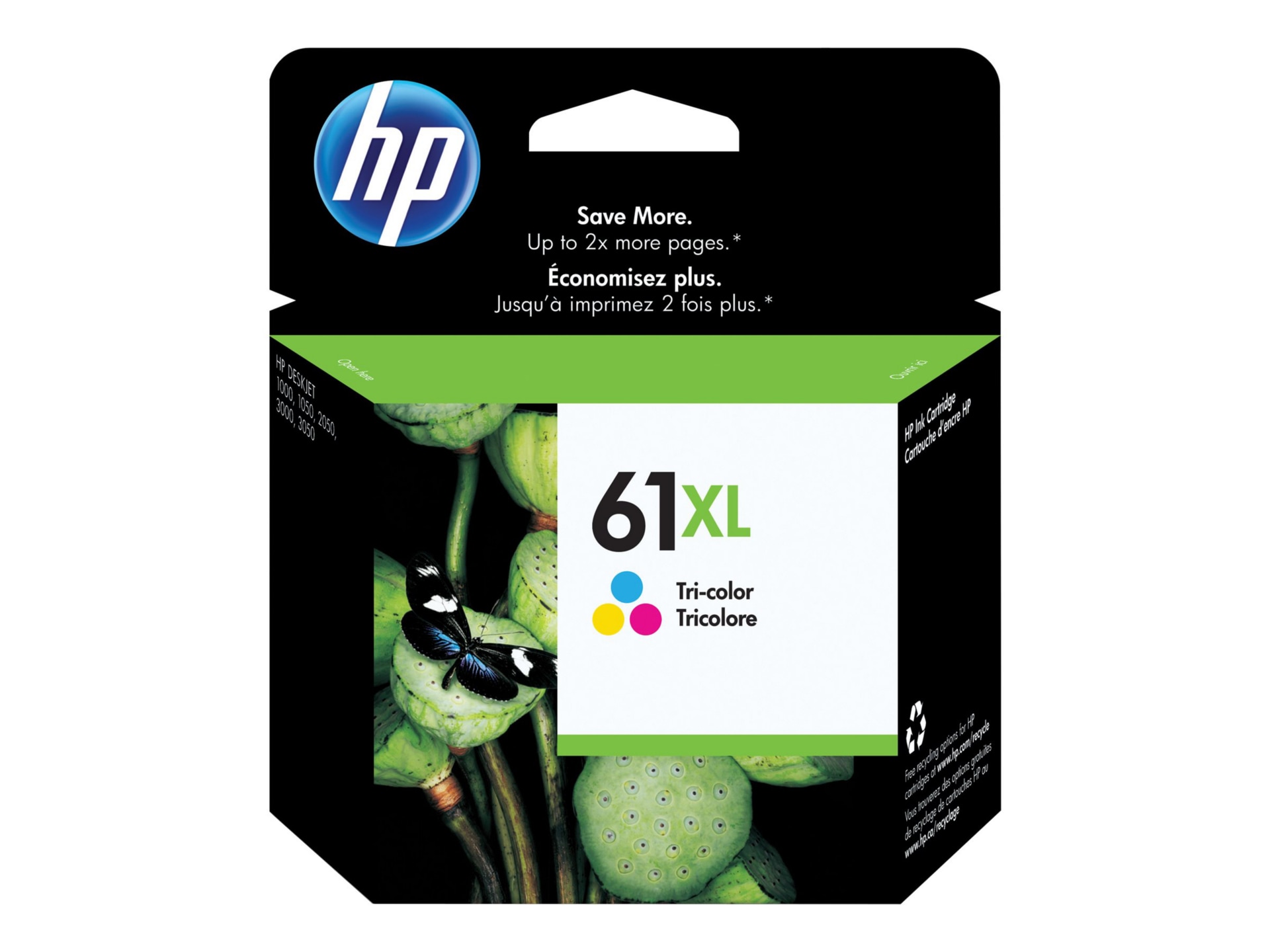 HP 61XL Tri-color Ink Cartridge