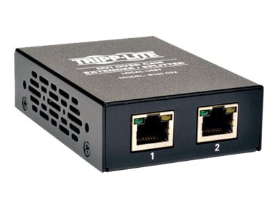 Tripp Lite DVI Over Cat5/Cat6 Video Extender Splitter 2-Port Transmitter 200' - video extender