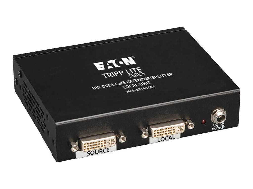 Eaton Tripp Lite Series 4-Port DVI over Cat5/6 Splitter/Ext Box-Style Transmitter for Video DVI-D Single Link 200ft TAA