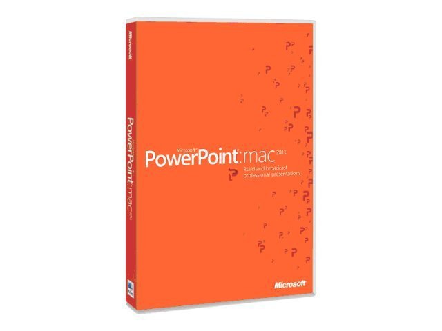 Microsoft PowerPoint 2011 for Mac - box pack - 1 PC
