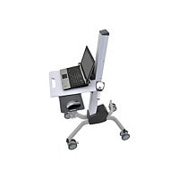 Ergotron Neo-Flex cart - for notebook / mouse / barcode scanner - two-tone