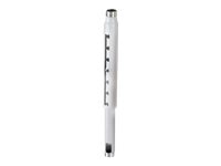 Chief 4-6' Adjustable Extension Column - 1 inch Increments - White