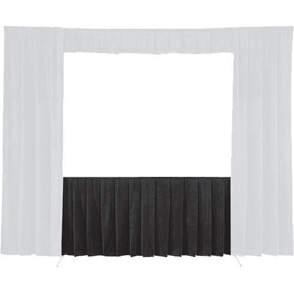 Da-Lite Fast-Fold Ultra Velour Standard and Deluxe Skirt - projection screen skirt