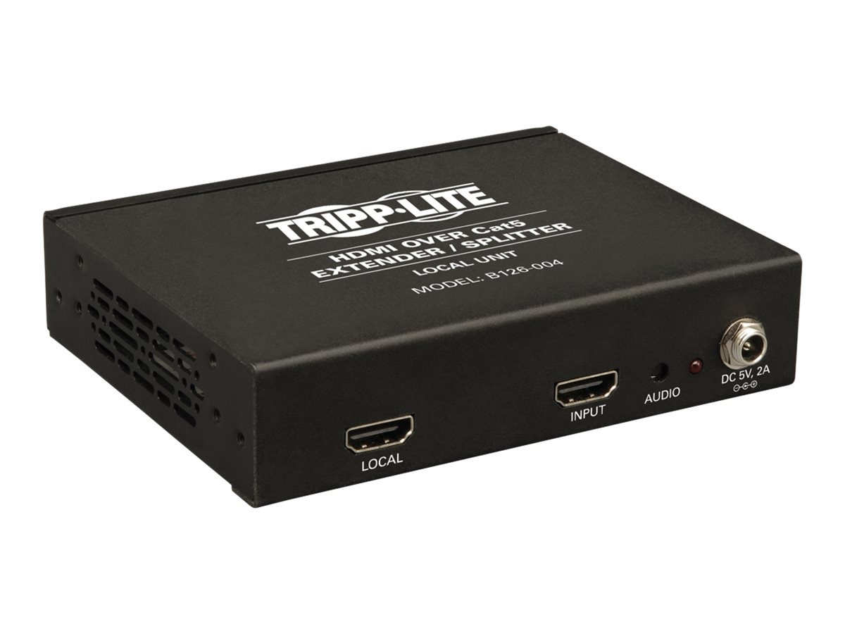 Tripp Lite HDMI Over Cat5 / Cat6 Extender Splitter 4-Port Transmitter TAA