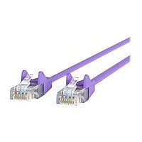 Belkin Cat5e/Cat5 14ft Purple Snagless Ethernet Patch Cable, PVC, UTP, 24 AWG, RJ45, M/M, 350MHz, 14'