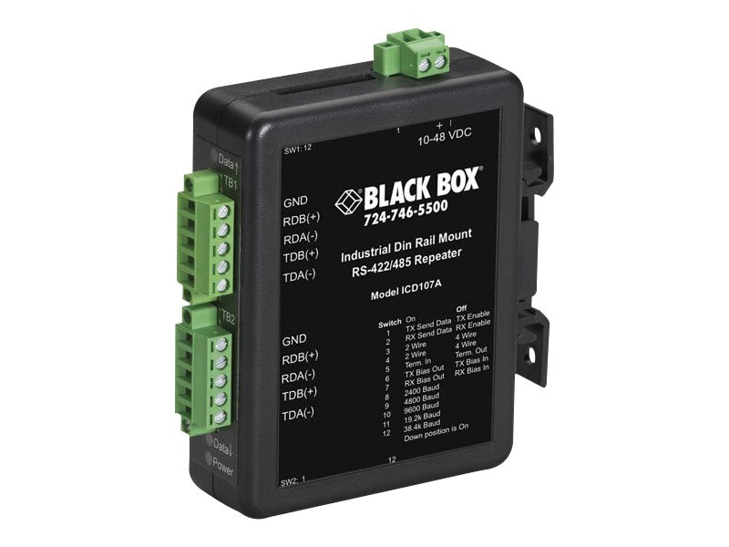 Black Box Industrial - repeater - serial