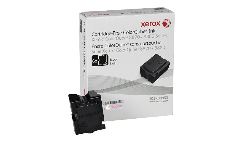 Xerox ColorQube 8870 - 6-pack - black - solid inks