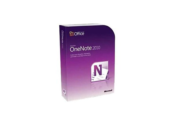 Microsoft OneNote 2010 - box pack