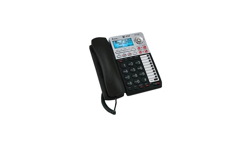 AT&T ML17939 - corded phone - answering system with caller ID/call waiting - 3-way call capability - black