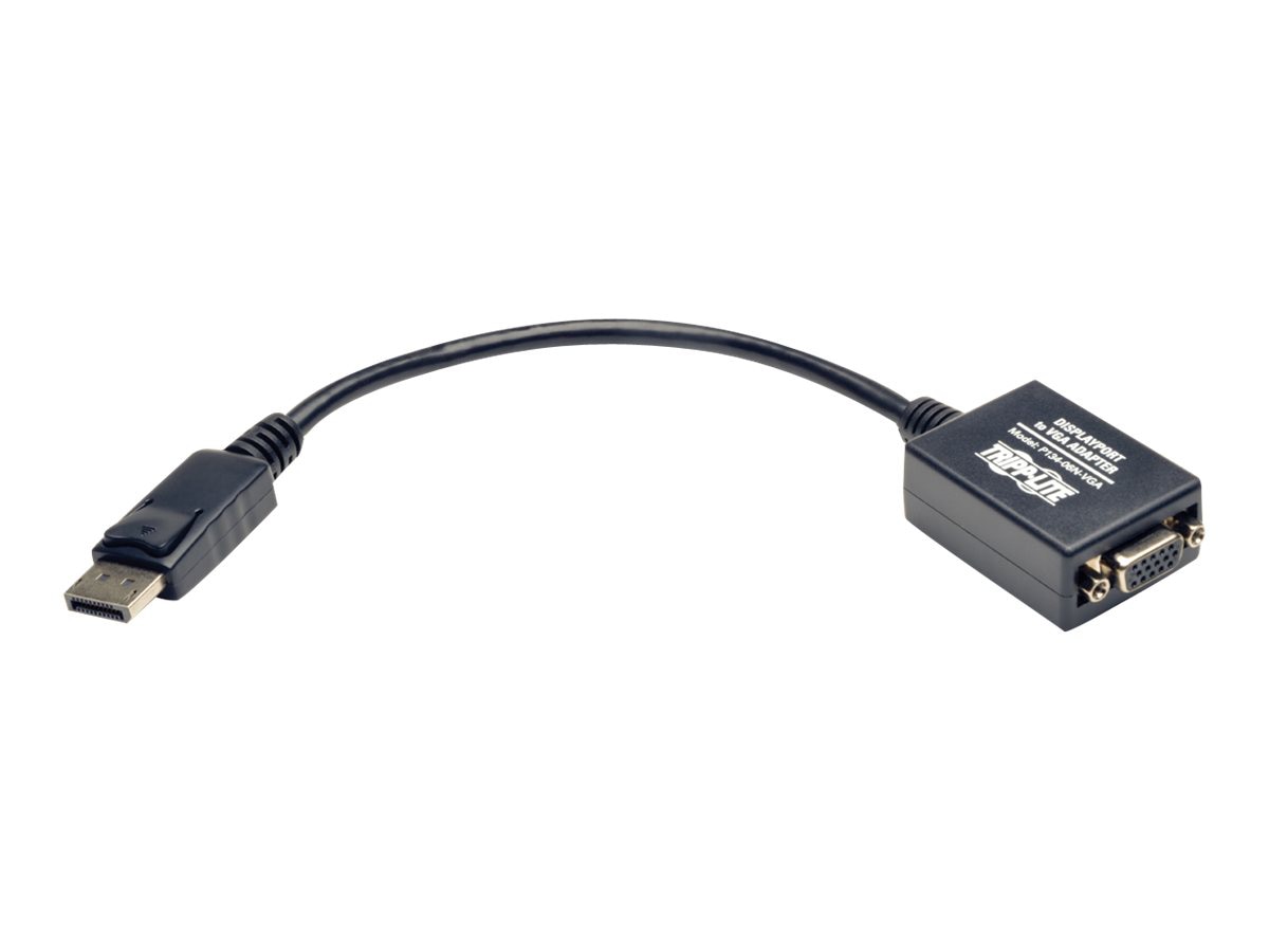 Thumbnail 2 of 12 for Eaton Tripp Lite Series 6in DisplayPort to VGA Adapter Active Converter DP to VGA M/F 6" - display adapter - 6 in