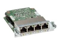 Cisco Gigabit Ethernet Enhanced High-Speed WAN Interface Card - 4 Port