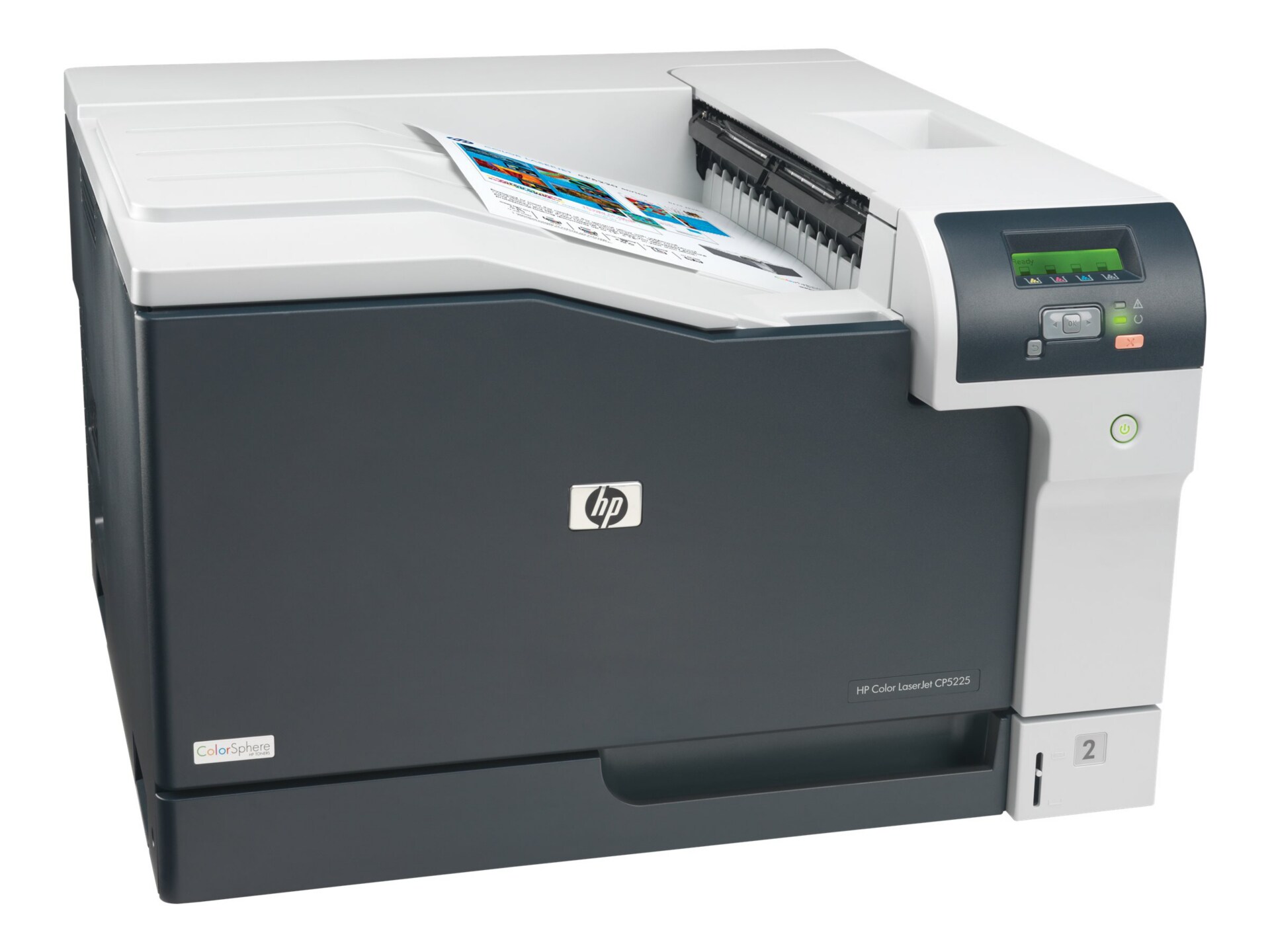 Thumbnail 3 of 14 for HP LaserJet Professional CP5220 CP5225N Desktop Laser Printer - Color