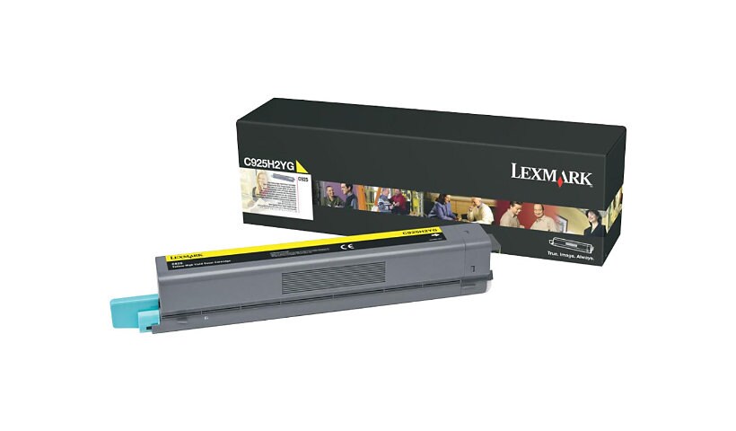 Lexmark - High Yield - yellow - original - toner cartridge - LCCP