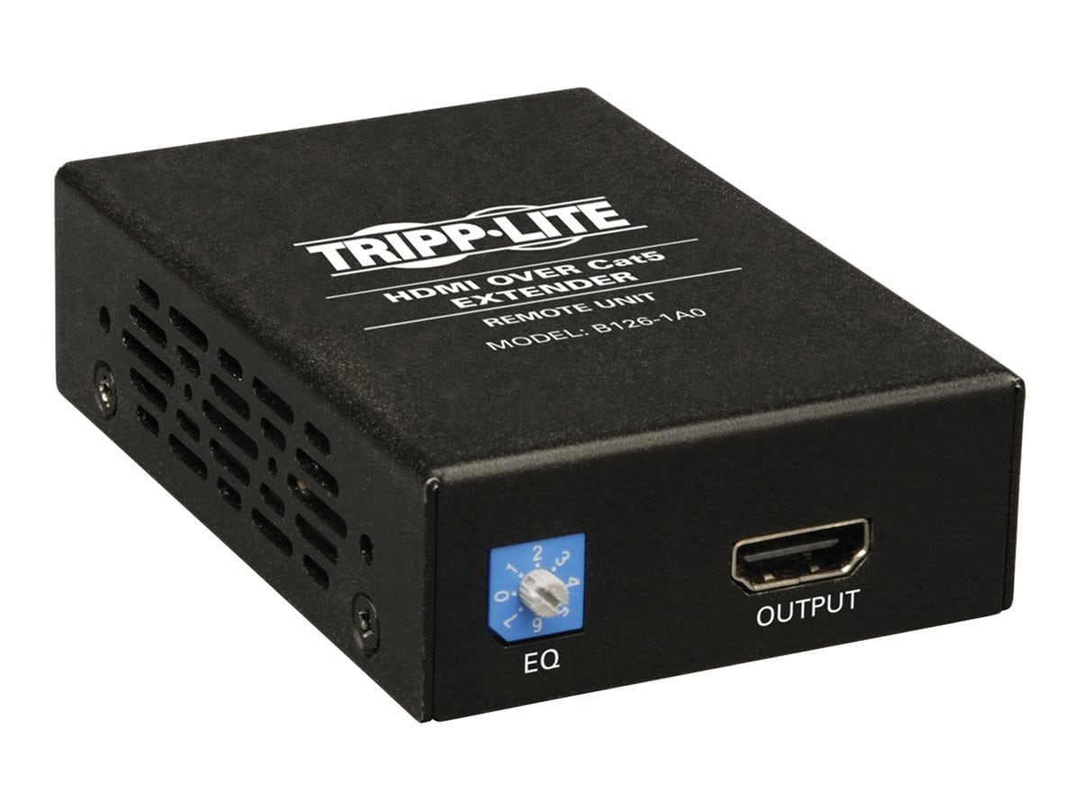 Tripp Lite HDMI Over Cat5/Cat6 Active Video Extender Remote 1080p 60Hz 200' - video/audio extender