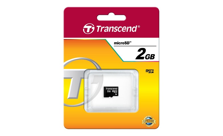 Transcend - flash memory card - 2 GB - microSD - TS2GUSDC - Memory